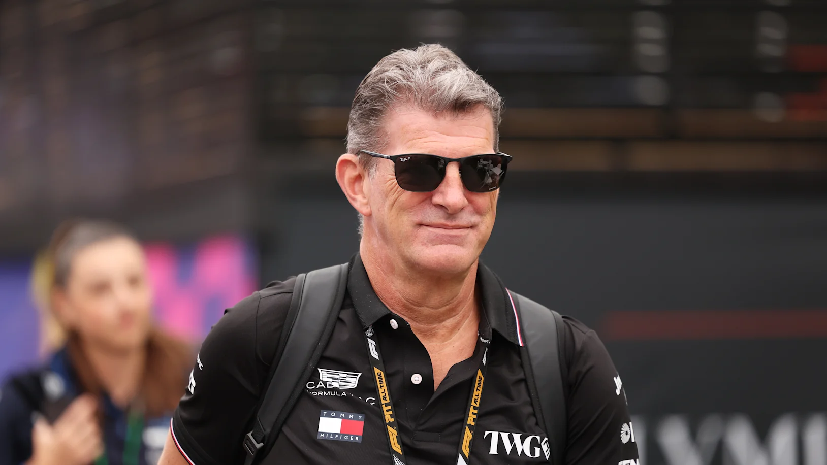 MELBOURNE, AUSTRALIA - MARCH 06: Graeme Lowdon, Team Principal of Cadillac F1 Team arrives in the