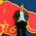 2005: Christian Horner is pictured after being announced as the new boss of Red Bull Racing in 2005, becoming the youngest F1 team principal at the time