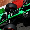 MONTE-CARLO, MONACO - MAY 25: Zhou Guanyu of China driving the (24) Kick Sauber C44 Ferrari on track during final practice ahead of the F1 Grand Prix of Monaco at Circuit de Monaco on May 25, 2024 in Monte-Carlo, Monaco. (Photo by Mark Thompson/Getty Images)