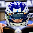 Luke Browning gets behind the wheel for Williams