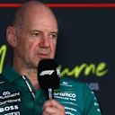 MELBOURNE, AUSTRALIA - MARCH 06: Adrian Newey, Team Principal of Aston Martin F1 Team in the Team Principals Press Conference during practice ahead of the F1 Grand Prix of Australia at Albert Park Grand Prix Circuit on March 06, 2026 in Melbourne, Australia. (Photo by Joe Portlock/Getty Images)
