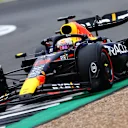 NORTHAMPTON, ENGLAND - JULY 11: Daniel Ricciardo of Australia driving the (3) Oracle Red Bull Racing RB19 on track during Formula 1 testing at Silverstone Circuit on July 11, 2023 in Northampton, England. (Photo by Mark Thompson/Getty Images)