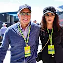 Michael Douglas and Catherine Zeta-Jones were enjoying the action at Silverstone