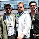 Mumford and Sons on the grid ahead of the race in Montreal