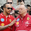 Ferrari - Fred Vasseur (Right) with Lewis Hamilton (Left)
