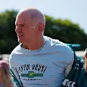 Aston Martin Managing Technical Partner Adrian Newey prepares to drive at Goodwood