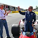 There was also a special moment for former Ferrari driver Jacky Ickx