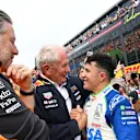 Big names in the paddock, Helmut Marko (Red Bull) and Zak Brown (CEO McLaren), giving their nod of approval.