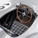 The 1954 Mercedes-Benz W 196 R Stromlinienwagen was driven by Fangio and Moss