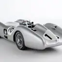 The 1954 Mercedes-Benz W 196 R Stromlinienwagen was driven by Fangio and Moss