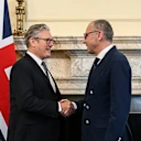 F1 was welcomed into Downing Street 