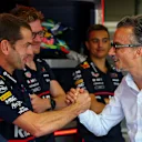 Mekies spent his first day at Red Bull getting to know the team during a filming day at Silverstone