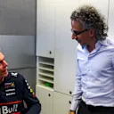 Mekies spent his first day at Red Bull getting to know the team during a filming day at Silverstone