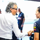 Mekies spent his first day at Red Bull getting to know the team during a filming day at Silverstone