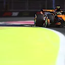 JEDDAH, SAUDI ARABIA - APRIL 18: Lando Norris of Great Britain driving the (4) McLaren MCL39 Mercedes on track during practice ahead of the F1 Grand Prix of Saudi Arabia at Jeddah Corniche Circuit on April 18, 2025 in Jeddah, Saudi Arabia. (Photo by Zak Mauger/LAT Images)