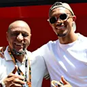 Roberto Carlos and Trent Alexander-Arnold posed for a photo together in the paddock