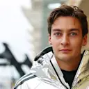 BAHRAIN, BAHRAIN - FEBRUARY 26: George Russell of Great Britain and Mercedes AMG Petronas F1 Team