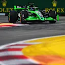 SINGAPORE, SINGAPORE - SEPTEMBER 21: Valtteri Bottas of Finland driving the (77) Kick Sauber C44 Ferrari on track during final practice ahead of the F1 Grand Prix of Singapore at Marina Bay Street Circuit on September 21, 2024 in Singapore, Singapore. (Photo by Rudy Carezzevoli/Getty Images)