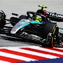 SPIELBERG, AUSTRIA - JUNE 29: Lewis Hamilton of Great Britain driving the (44) Mercedes AMG Petronas F1 Team W15 on track during the Sprint ahead of the F1 Grand Prix of Austria at Red Bull Ring on June 29, 2024 in Spielberg, Austria. (Photo by Mark Thompson/Getty Images)