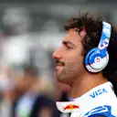 NORTHAMPTON, ENGLAND - JULY 07: Daniel Ricciardo of Australia and Visa Cash App RB prepares to drive on the grid during the F1 Grand Prix of Great Britain at Silverstone Circuit on July 07, 2024 in Northampton, England. (Photo by Bryn Lennon - Formula 1/Formula 1 via Getty Images)