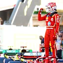 MONTE-CARLO, MONACO - MAY 25: Pole position qualifier Charles Leclerc of Monaco and Ferrari celebrates in parc ferme during qualifying ahead of the F1 Grand Prix of Monaco at Circuit de Monaco on May 25, 2024 in Monte-Carlo, Monaco. (Photo by Mark Thompson/Getty Images)