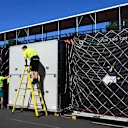 The F1 paddock has been setting up in Melbourne in preparation for the Australian Grand Prix