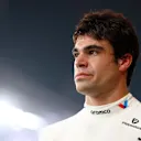 ABU DHABI, UNITED ARAB EMIRATES - DECEMBER 06: Fifteenth placed qualifier Lance Stroll of Canada and Aston Martin F1 Team looks on during qualifying ahead of the F1 Grand Prix of Abu Dhabi at Yas Marina Circuit on December 06, 2025 in Abu Dhabi, United Arab Emirates. (Photo by Bryn Lennon - Formula 1/Formula 1 via Getty Images)