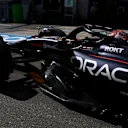 SPIELBERG, AUSTRIA - JUNE 28: Max Verstappen of the Netherlands driving the (1) Oracle Red Bull Racing RB21 in the Pitlane during qualifying ahead of the F1 Grand Prix of Austria at Red Bull Ring on June 28, 2025 in Spielberg, Austria. (Photo by Mark Thompson/Getty Images)