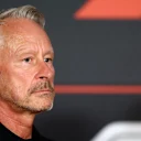 BAKU, AZERBAIJAN - SEPTEMBER 19: Jonathan Wheatley, Team Principal of Stake F1 Team Kick Sauber in the Team Principals Press Conference during practice ahead of the F1 Grand Prix of Azerbaijan at Baku City Circuit on September 19, 2025 in Baku, Azerbaijan. (Photo by Bryn Lennon/Getty Images)