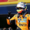 SPA, BELGIUM - JULY 27: Race winner Oscar Piastri of Australia and McLaren celebrates on arrival in parc ferme during the F1 Grand Prix of Belgium at Circuit de Spa-Francorchamps on July 27, 2025 in Spa, Belgium. (Photo by Mark Thompson/Getty Images)