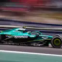 SAO PAULO, BRAZIL - NOVEMBER 09: Fernando Alonso of Spain driving the (14) Aston Martin F1 Team AMR25 Mercedes on track during the F1 Grand Prix of Brazil at Autodromo Jose Carlos Pace on November 09, 2025 in Sao Paulo, Brazil. (Photo by Mark Thompson/Getty Images)