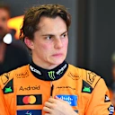 SAO PAULO, BRAZIL - NOVEMBER 07: Oscar Piastri of Australia and McLaren looks on during practice ahead of the F1 Grand Prix of Brazil at Autodromo Jose Carlos Pace on November 07, 2025 in Sao Paulo, Brazil. (Photo by Mark Sutton - Formula 1/Formula 1 via Getty Images)