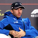 SAO PAULO, BRAZIL - NOVEMBER 06: Pierre Gasly of France and Alpine F1 looks on in the Drivers Press Conference during previews ahead of the F1 Grand Prix of Brazil at Autodromo Jose Carlos Pace on November 06, 2025 in Sao Paulo, Brazil. (Photo by Lars Baron/Getty Images)