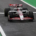 SAO PAULO, BRAZIL - NOVEMBER 08: Esteban Ocon of France driving the (31) Haas F1 VF-25 Ferrari in the Pitlane during the Sprint ahead of the F1 Grand Prix of Brazil at Autodromo Jose Carlos Pace on November 08, 2025 in Sao Paulo, Brazil. (Photo by Rudy Carezzevoli/Getty Images)
