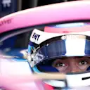 IMOLA, ITALY - MAY 15: Franco Colapinto of Argentina and Alpine F1 has a seat fit in the garage