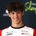 NORTHAMPTON, ENGLAND - JULY 03: Oliver Bearman of Great Britain and Haas F1 looks on during previews ahead of the F1 Grand Prix of Great Britain at Silverstone Circuit on July 03, 2025 in Northampton, England. (Photo by Clive Rose/Getty Images)