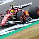 NORTHAMPTON, ENGLAND - JULY 05: Lewis Hamilton of Great Britain driving the (44) Scuderia Ferrari SF-25 on track during final practice ahead of the F1 Grand Prix of Great Britain at Silverstone Circuit on July 05, 2025 in Northampton, England. (Photo by Mark Thompson/Getty Images)