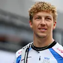 BUDAPEST, HUNGARY - AUGUST 03: Liam Lawson of New Zealand and Visa Cash App Racing Bulls arrives in