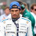 BUDAPEST, HUNGARY - AUGUST 03: Carlos Sainz of Spain and Williams looks on, on the grid prior to the F1 Grand Prix of Hungary at Hungaroring on August 03, 2025 in Budapest, Hungary. (Photo by Mark Thompson/Getty Images)