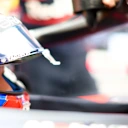 BUDAPEST, HUNGARY - AUGUST 01: Max Verstappen of the Netherlands and Oracle Red Bull Racing prepares to drive in the garage during practice ahead of the F1 Grand Prix of Hungary at Hungaroring on August 01, 2025 in Budapest, Hungary. (Photo by Mark Thompson/Getty Images)