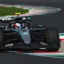 MONZA, ITALY - SEPTEMBER 07: Andrea Kimi Antonelli of Italy driving the (12) Mercedes AMG Petronas F1 Team W16 on track during the F1 Grand Prix of Italy at Autodromo Nazionale Monza on September 07, 2025 in Monza, Italy. (Photo by Rudy Carezzevoli/Getty Images)