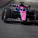 LAS VEGAS, NEVADA - NOVEMBER 20: Pierre Gasly of France driving the (10) Alpine F1 A525 Renault on track during practice ahead of the F1 Grand Prix of Las Vegas at Las Vegas Strip Circuit on November 20, 2025 in Las Vegas, Nevada. (Photo by Bryn Lennon - Formula 1/Formula 1 via Getty Images)