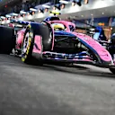 LAS VEGAS, NEVADA - NOVEMBER 20: Franco Colapinto of Argentina driving the (43) Alpine F1 A525 Renault in the Pitlane during practice ahead of the F1 Grand Prix of Las Vegas at Las Vegas Strip Circuit on November 20, 2025 in Las Vegas, Nevada. (Photo by James Sutton - Formula 1/Formula 1 via Getty Images)