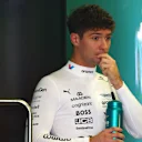 MEXICO CITY, MEXICO - OCTOBER 24: Jak Crawford of United States and Aston Martin F1 Team looks on in the garage prior to practice ahead of the F1 Grand Prix of Mexico at Autodromo Hermanos Rodriguez on October 24, 2025 in Mexico City, Mexico. (Photo by Bryn Lennon - Formula 1/Formula 1 via Getty Images)