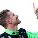 MEXICO CITY, MEXICO - OCTOBER 25: Thirteenth placed qualifier Nico Hulkenberg of Germany and Stake F1 Team Kick Sauber looks on during qualifying ahead of the F1 Grand Prix of Mexico at Autodromo Hermanos Rodriguez on October 25, 2025 in Mexico City, Mexico. (Photo by Bryn Lennon - Formula 1/Formula 1 via Getty Images)