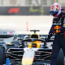 MEXICO CITY, MEXICO - OCTOBER 25: Fifth placed qualifier Max Verstappen of the Netherlands and Oracle Red Bull Racing in parc ferme during qualifying ahead of the F1 Grand Prix of Mexico at Autodromo Hermanos Rodriguez on October 25, 2025 in Mexico City, Mexico. (Photo by Mark Thompson/Getty Images)