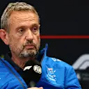 LUSAIL CITY, QATAR - NOVEMBER 28: Steve Nielsen, Managing Director at Alpine F1 in the Team Principals Press Conference during Sprint Qualifying ahead of the F1 Grand Prix of Qatar at Lusail International Circuit on November 28, 2025 in Lusail City, Qatar. (Photo by Clive Rose/Getty Images)