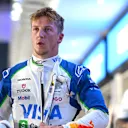 LUSAIL CITY, QATAR - NOVEMBER 28: Liam Lawson of New Zealand and Visa Cash App Racing Bulls walks in the Pitlane during Sprint Qualifying ahead of the F1 Grand Prix of Qatar at Lusail International Circuit on November 28, 2025 in Lusail City, Qatar. (Photo by Rudy Carezzevoli/Getty Images)