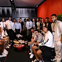 The England men's football team met Formula 1 CEO Stefano Domenicali