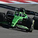 AUSTIN, TEXAS - OCTOBER 19: Nico Hulkenberg of Germany driving the (27) Kick Sauber C45 Ferrari on track during the F1 Grand Prix of United States at Circuit of The Americas on October 19, 2025 in Austin, Texas. (Photo by Rudy Carezzevoli/Getty Images)